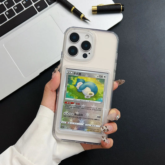 Protective iPhone Case with Collectible Card Display Slot