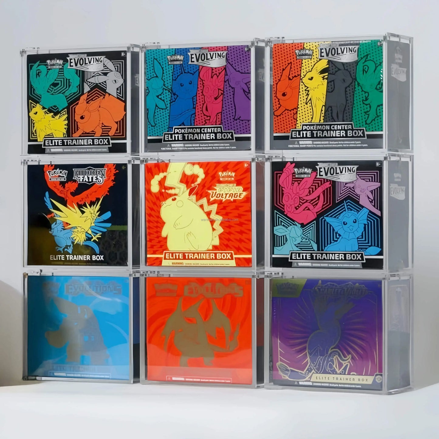 Premium Acrylic ETB Case for Pokémon Elite Trainer Boxes – Crystal Clear Protective Displa