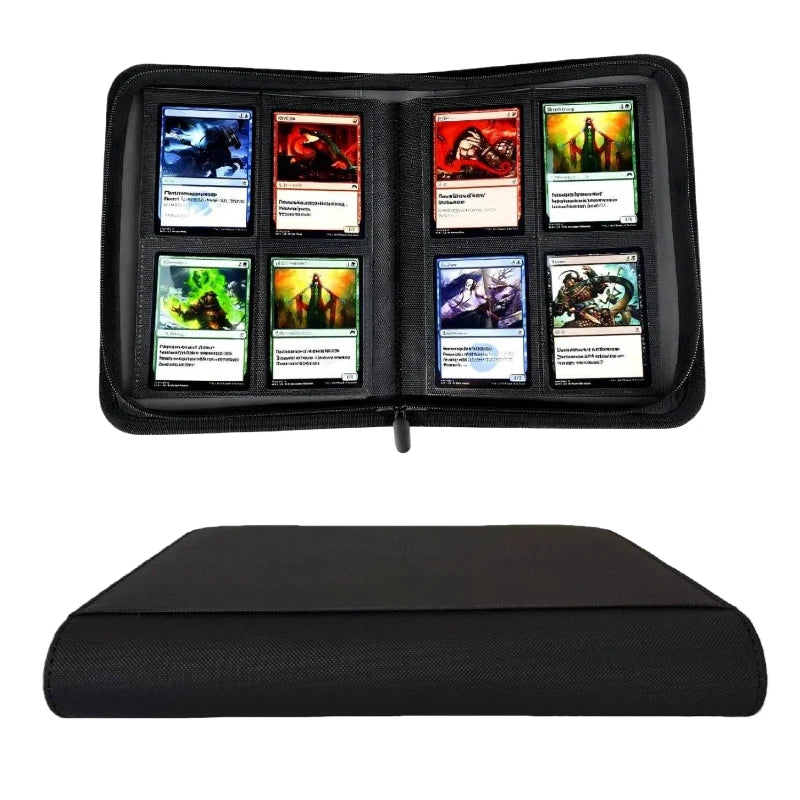 160 Card Zip-Up Binder — 4 Pocket Collector Portfolio
