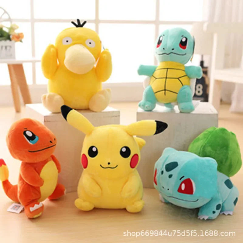 Pocket Monster Plush Toys – Soft Stuffed Anime Characters