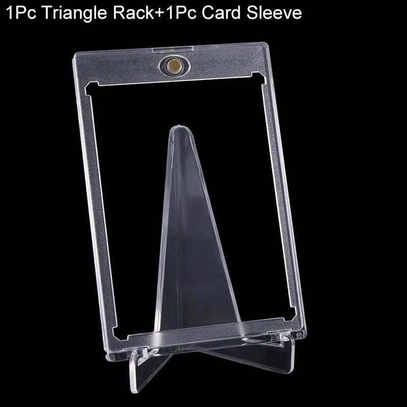 Magnetic Card Case with Display Stand — Premium Card Protection & Display