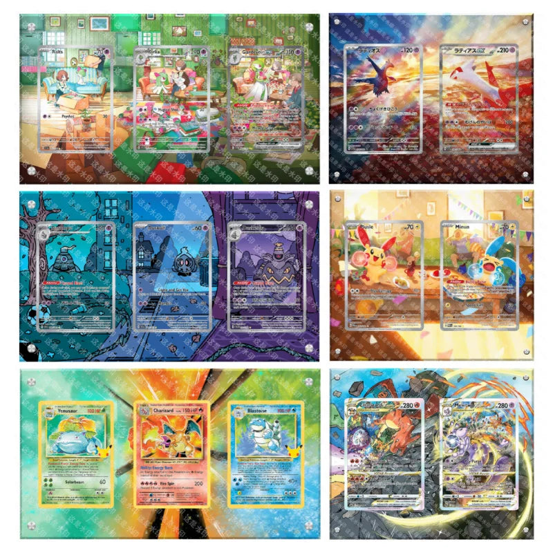 Acrylic Card Display Case — Multi Card Collector Frame | UV Protected