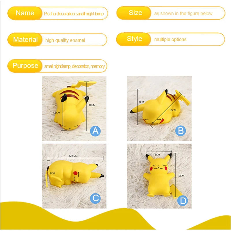 Sleeping Mouse Anime Character LED Mood Lamp — Mini Night Light | Soft Warm Glow