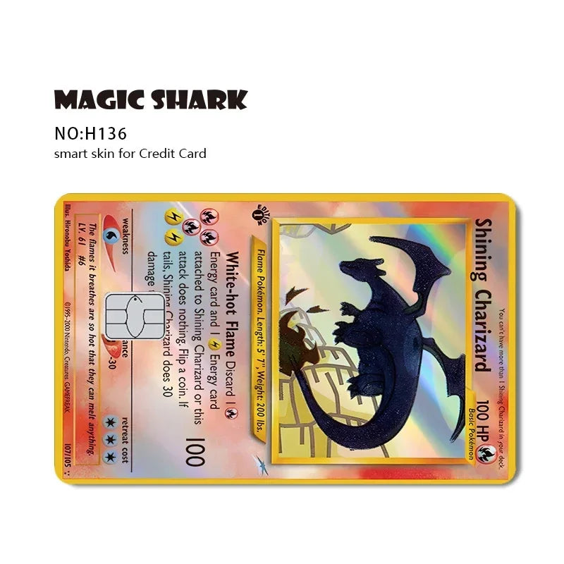 Vintage Art Credit & Debit Card Skins – Holographic Anime Card Stickers