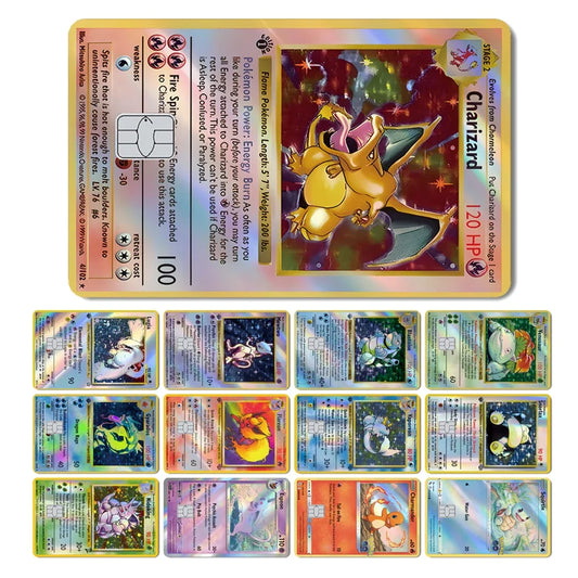 Vintage Art Credit & Debit Card Skins – Holographic Anime Card Stickers