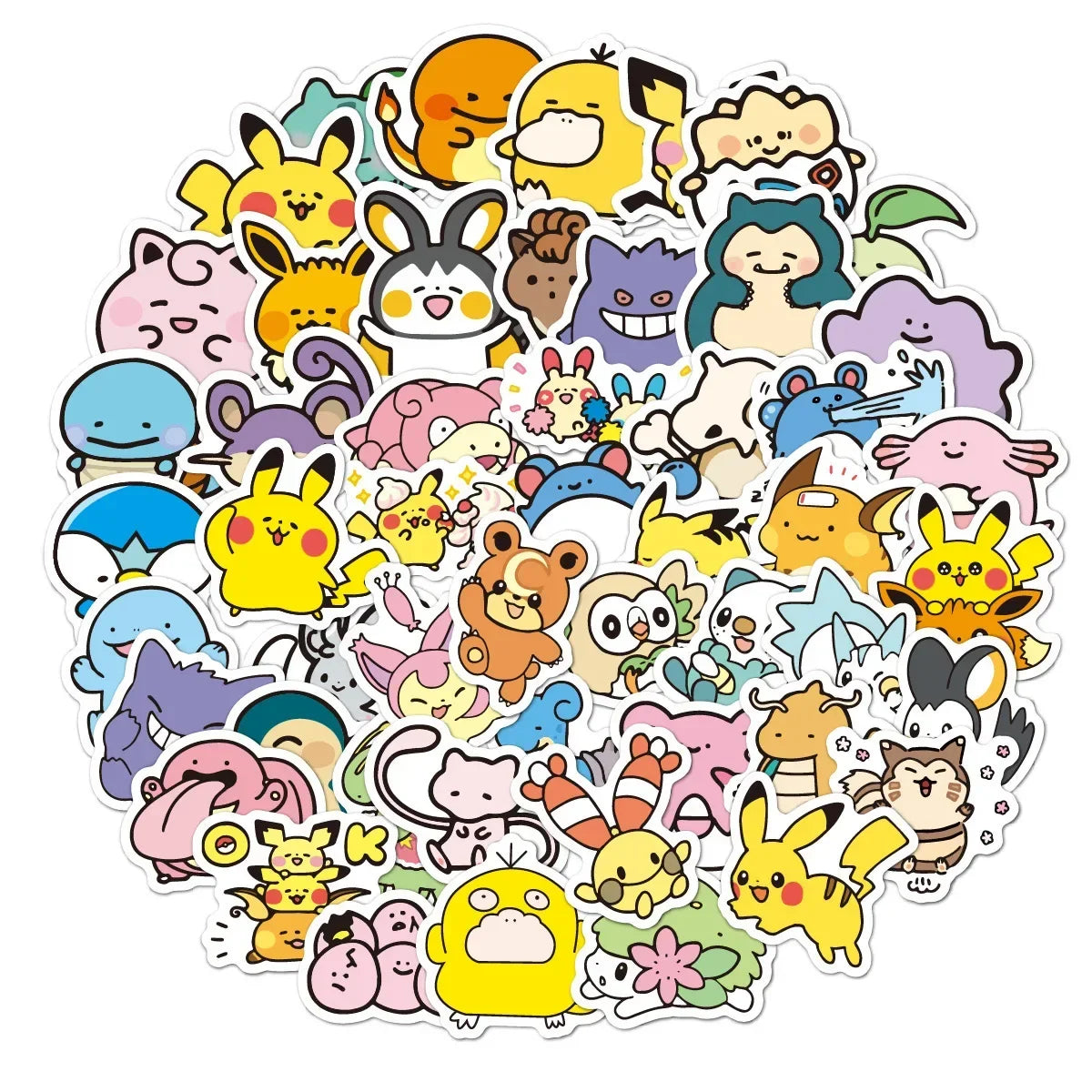100pc Kawaii Anime Character Sticker Pack