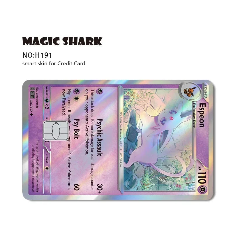 Vintage Art Credit & Debit Card Skins – Holographic Anime Card Stickers