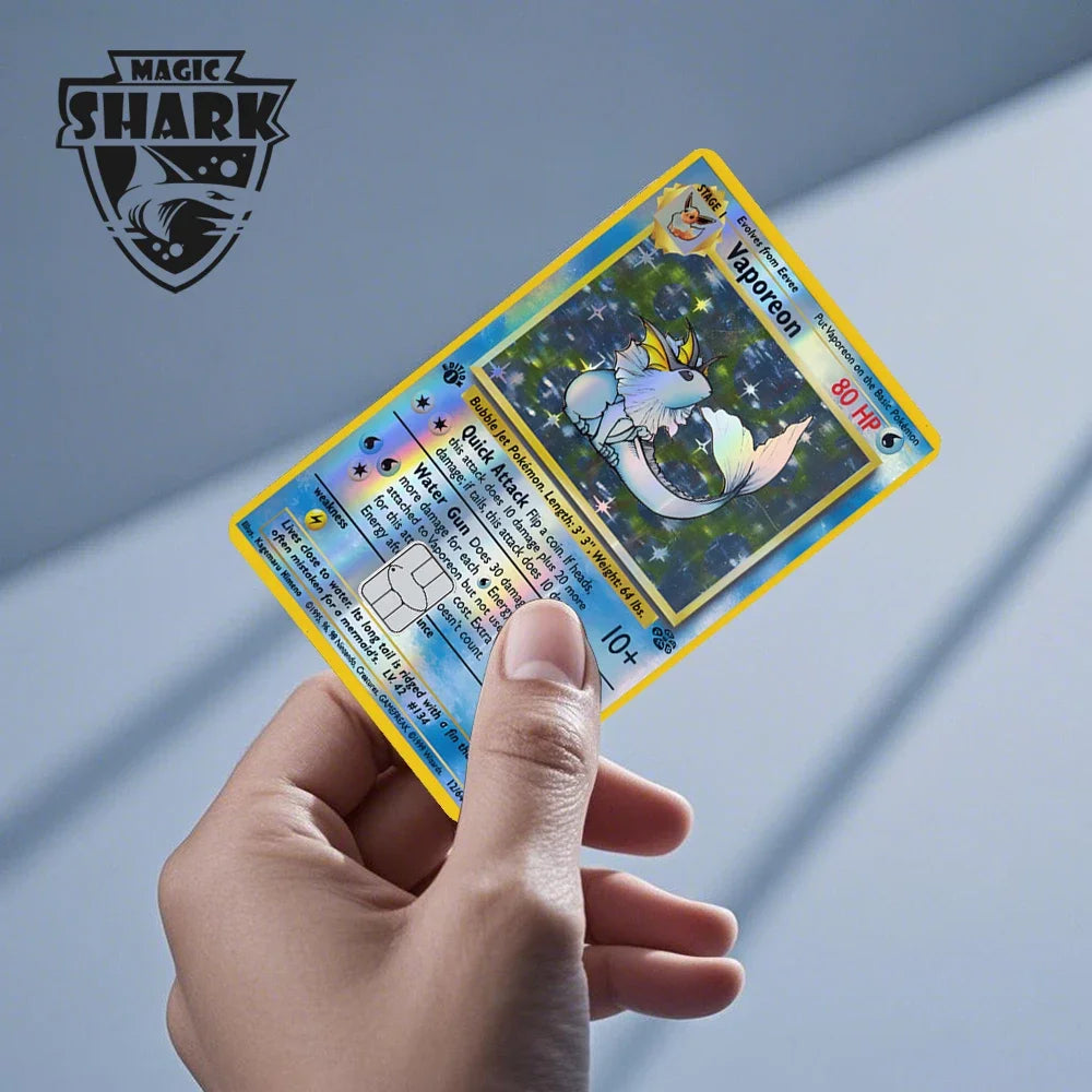 Vintage Art Credit & Debit Card Skins – Holographic Anime Card Stickers