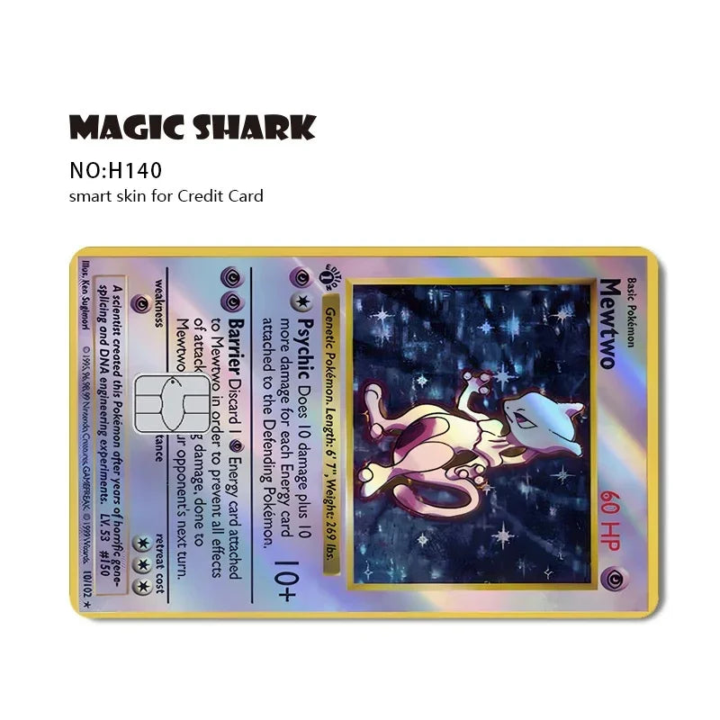 Vintage Art Credit & Debit Card Skins – Holographic Anime Card Stickers