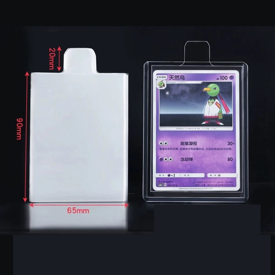 Pull Tab Card Sleeves — Easy Removal from Toploaders