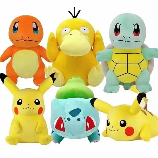 Pocket Monster Plush Toys – Soft Stuffed Anime Characters
