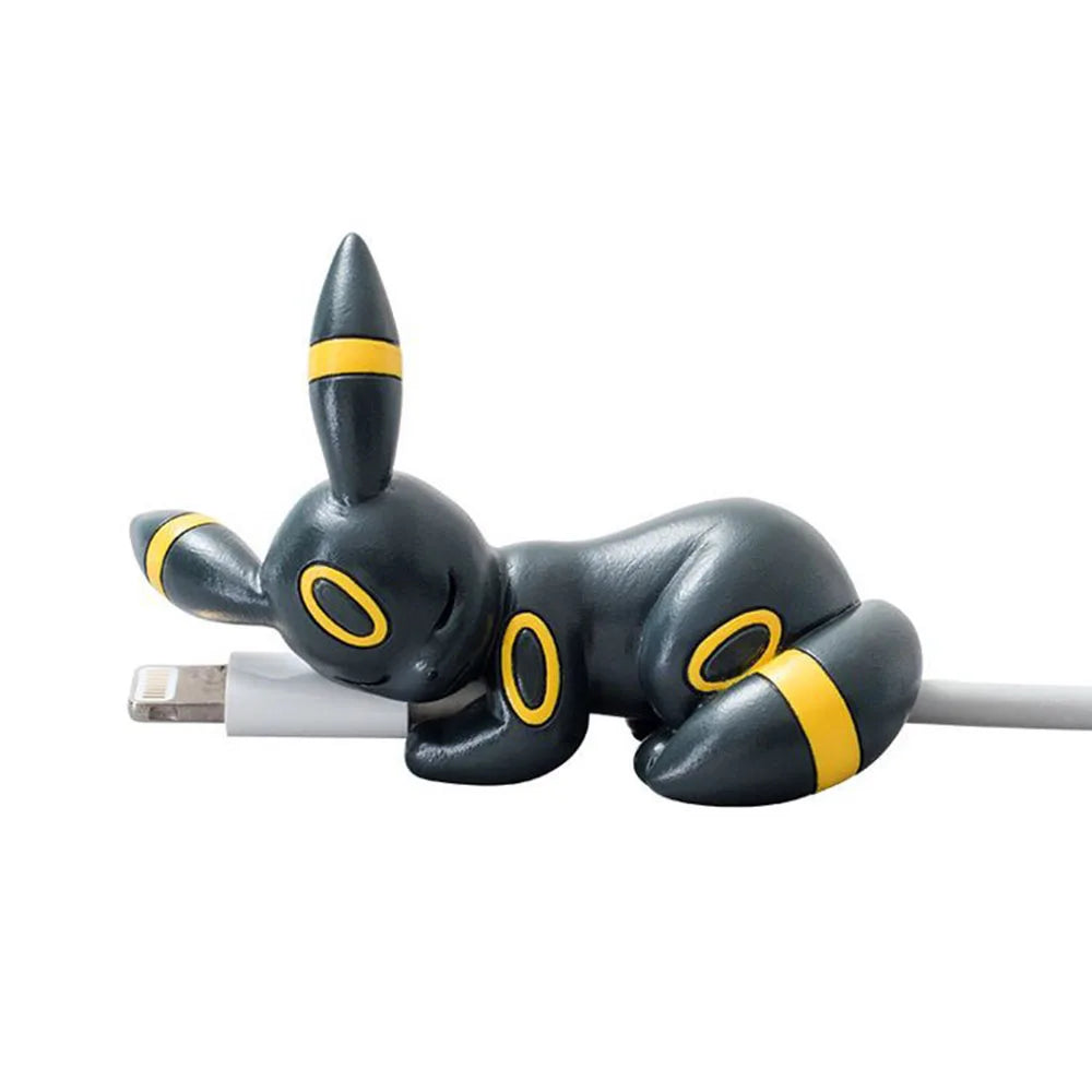 Kawaii Anime Character Cable Protector — Sleeping Figure Cord Saver | Multiple Variants