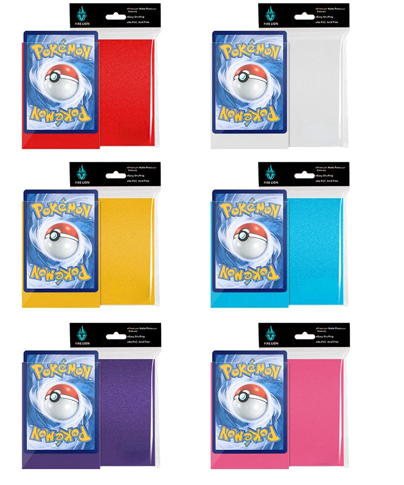 Colored Card Sleeves — Pokémon Deck Protectors in Multiple Colors