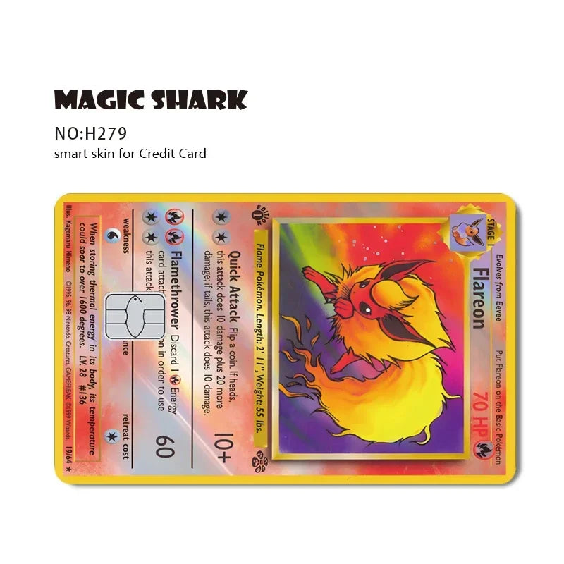 Vintage Art Credit & Debit Card Skins – Holographic Anime Card Stickers