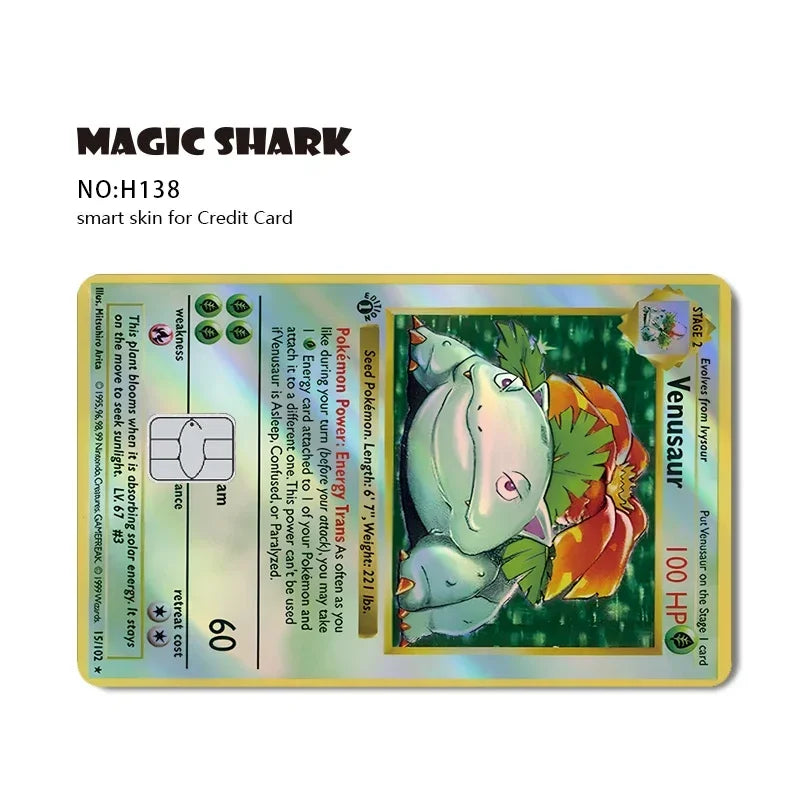 Vintage Art Credit & Debit Card Skins – Holographic Anime Card Stickers