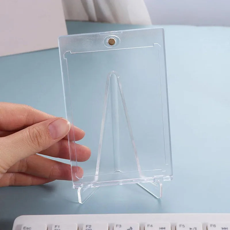 Magnetic Card Case with Display Stand — Premium Card Protection & Display