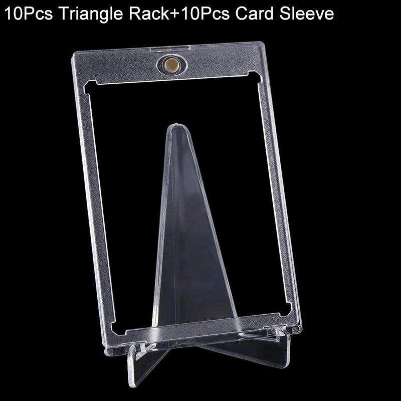 Magnetic Card Case with Display Stand — Premium Card Protection & Display