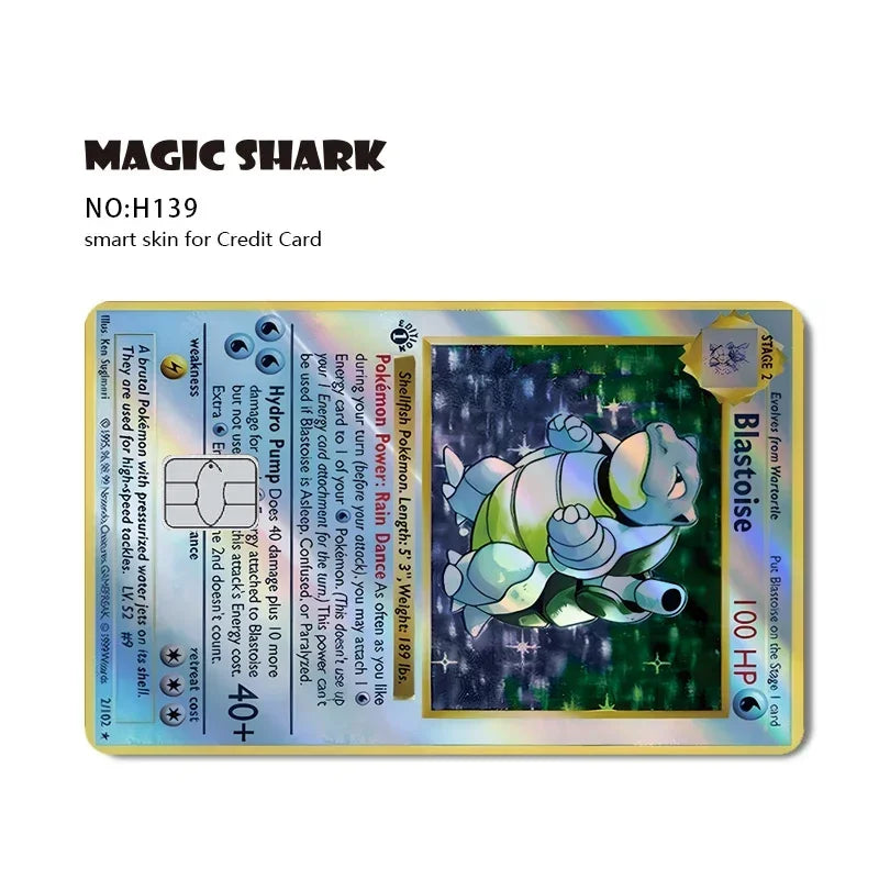 Vintage Art Credit & Debit Card Skins – Holographic Anime Card Stickers