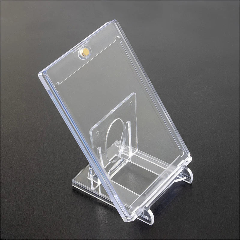 Magnetic Card Case with Display Stand — Premium Card Protection & Display