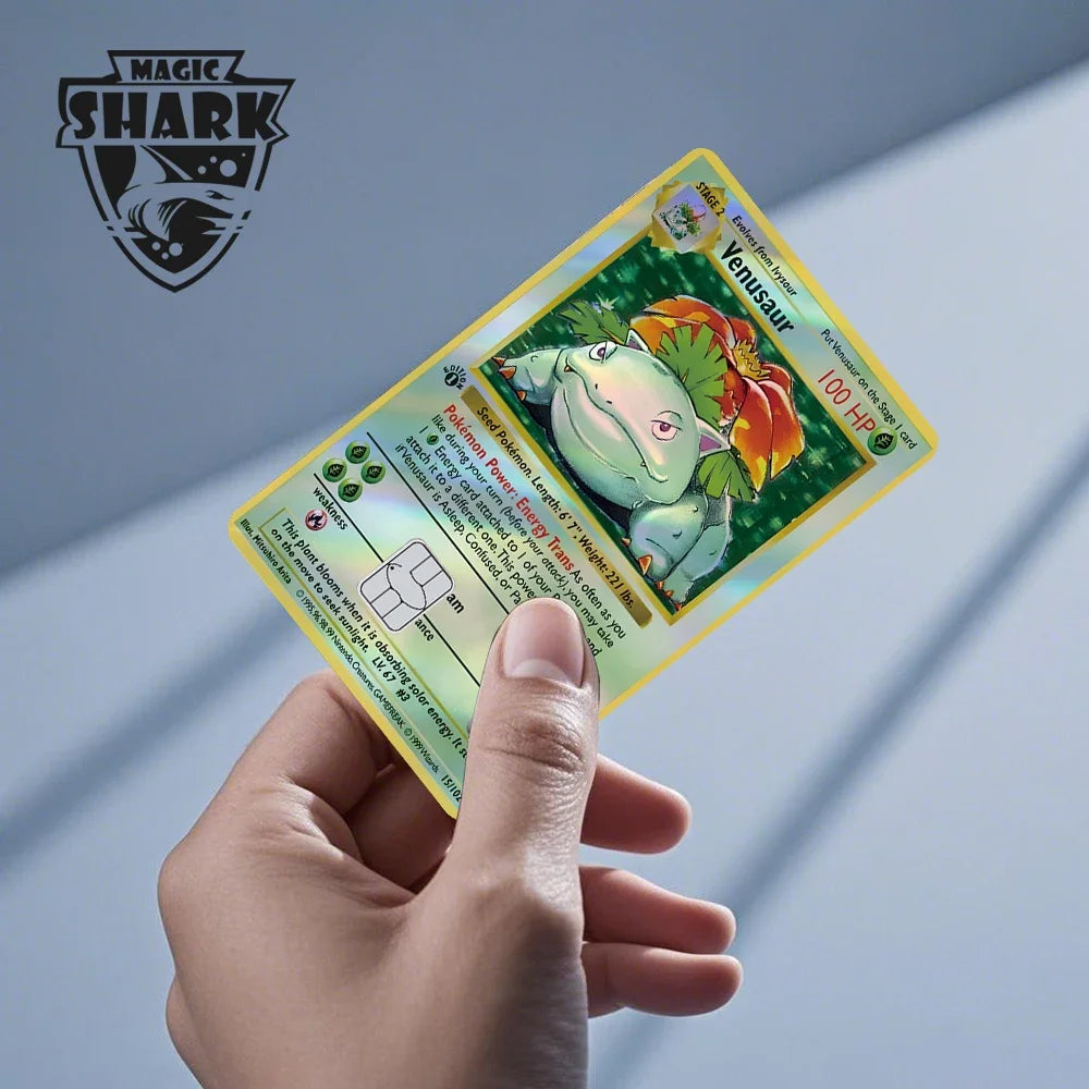 Vintage Art Credit & Debit Card Skins – Holographic Anime Card Stickers