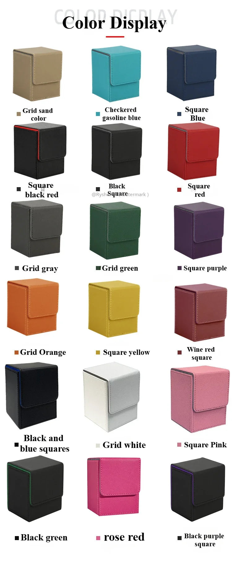 Card Deck Boxes 100 Count — Available in Multiple Colors